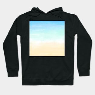 Beach Pastel Watercolor Hoodie